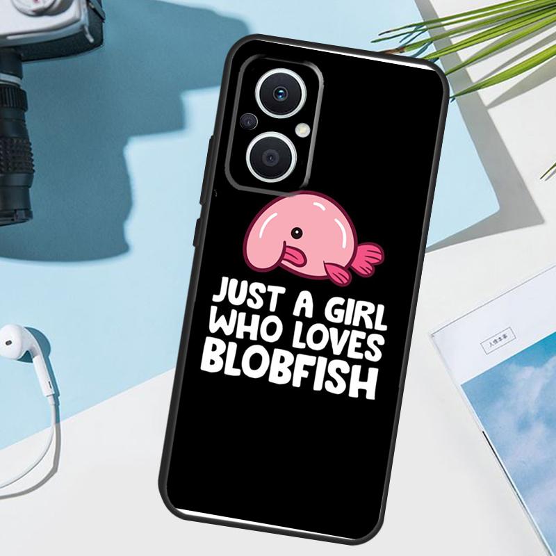Cute Blobfish Cover For OPPO Reno 12F 11F 13F 14F 8T 7 8 Lite 10 11 12 13 14 OPPO Find X9 X8 X6 X5 Pro Case