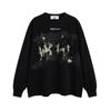 Oversized Streetwear Hoodie Unisex Losse Pasvorm Katoen Lange Mouw Pullover Herfst Casual Kleding