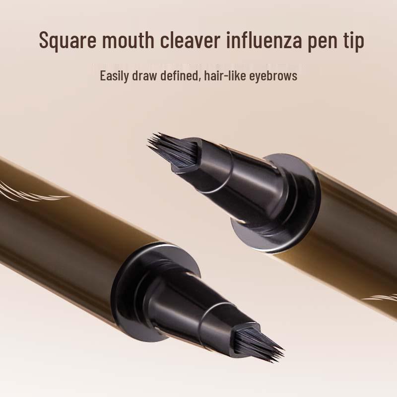 GECOMO Fine Sculpting Waterproof Brow Pencil - Long-Lasting, Defined Strokes, Sweatproof.