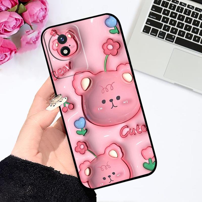 For Vivo Y02 4G Cases Y02A Y02t Y02s Color Printing Silicone TPU Phone Cover For VIVO Y11 2023 4G Bumper V2236A Coque Fundas