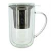MUG INFUSIBLE FOR WINTER TEA AND HERBS THERMAL GLASS 500ml LID