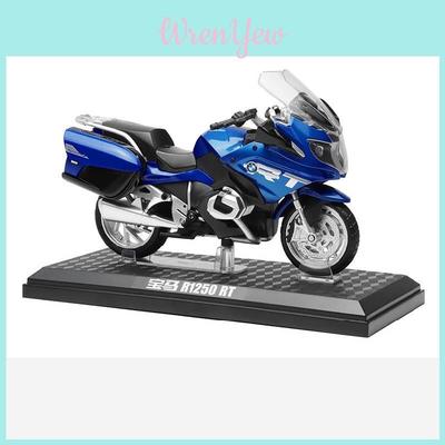 Model motocykla Bmw R1250rt ze stopu z napędem bezwładnościowym dla dzieci i kolekcjonerów