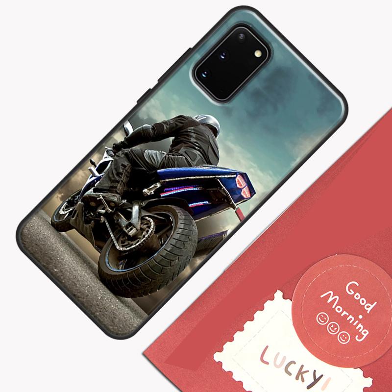 Motorcycle Motorbike Phone Case For Samsung Galaxy S24 S26 Ultra S20 S21 S22 S23 S25 Plus S10 S25 FE Cover Shell