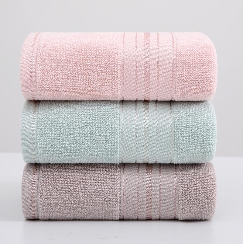 Jacquard Pure Cotton Absorbent Face Towel for Adults