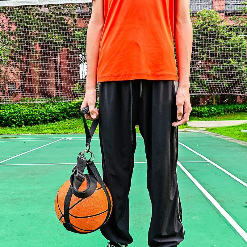 Cinghia Porta Pallone da Calcio e Basket da Portare per Allenamento Gioco per Esterno Interno Calcio da Strada Basket Pallavolo