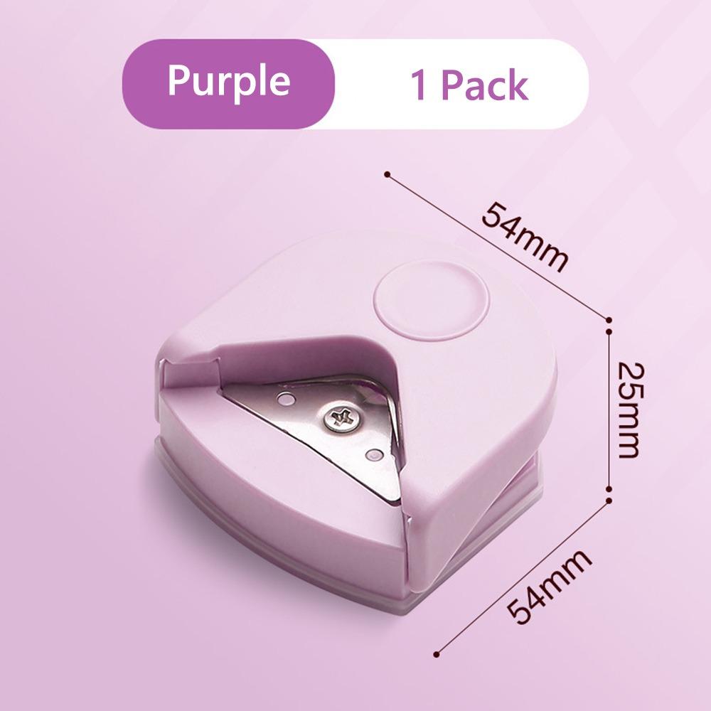 

Portable R4 Corner Rounder Mini Card Rounded Cutter New Round Angle Border Trimmer фіолетовий