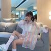 Mermaid's Sun-proof Clothes Women's Medium and Long Summer UV Protection Polo Shirt Thin Long-sleeved T-shirt