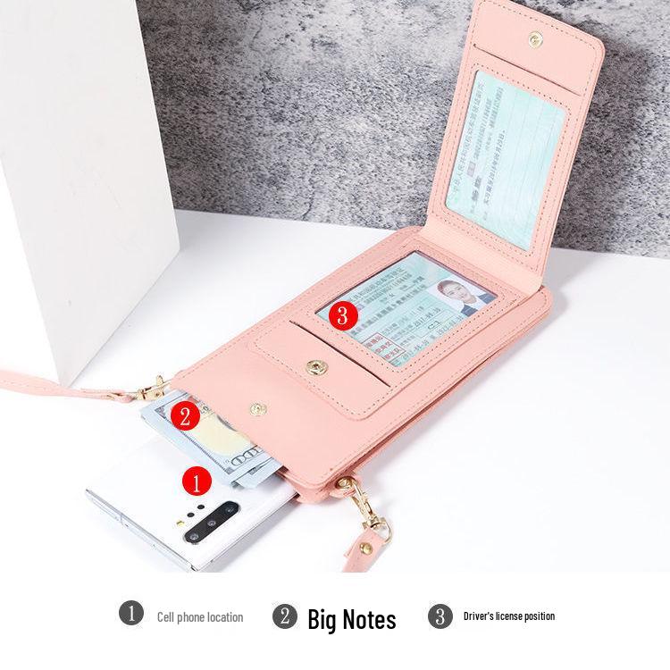 Women's Multifunctional Touchscreen Crossbody Phone Bag & Coin Purse