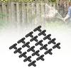 20PCS Plastic Drip Irrigation Tee Connector Black 5/16 Inch Drip Tee  Garden Irrigation