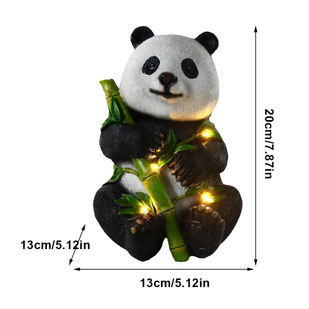 Solar Lamp Panda Animal Solar Garden Lights Solar Powered Solar Led Light Outdoor Garden Decoration Lamp Waterproof Solar Lights