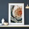 1pc Nordic Tree Ring Abstract Art, Modern Abstract, Scandinavian Abstract Wall Art, Wood Rings Wall Art, Nordic Fine Arts
