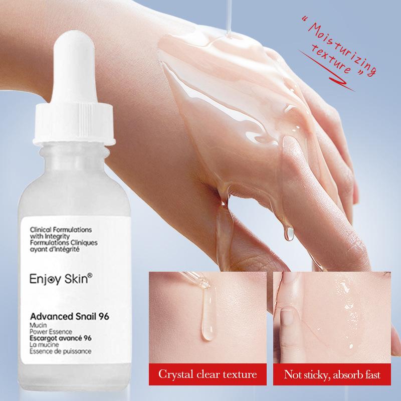 Snail Essence Brightening Double Essence Facial Tightening Whitening Moisturizing Repair Improving Dark Yellow