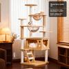 Cat climbing frame, cat house, cat tree, multi-level luxury climbing pillar cat villa