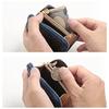 Sankyo Shokai Coin Purse for Men and Women, Python Leather: Gold