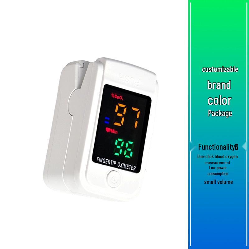 Cross-Border Finger Clip Pulse Oximeter: TFT Display, Blood Oxygen Saturation, Heart Rate Monitor.