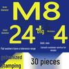 Heavy-Duty Galvanized Metal Flat Washers: Thickened Iron Rings M4 M5 M6 M8 M10