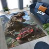 Classic Jurassic Park Dinosaur Movie Tyrannosaurus Rex Rug for Bedroom Living Room Sofa Home Doormat Decor,Non-slip Floor Mat