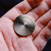 Desktop Gyro Flowing Spiral Stainless Titanium Precision Metal Smooth Perfect Metal Decompression Desktop Gyroscope Toy Toy, Coin, Brass, Steel,