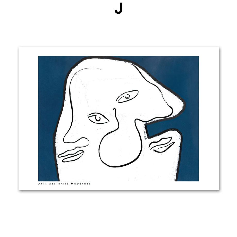 

Современная абстрактная кривая линия, женская геометрическая ваза, скандинавский плакат, настенный художественный принт, холст, картина, украшение, фотографии для гостиной A4 21X30cm No Framed