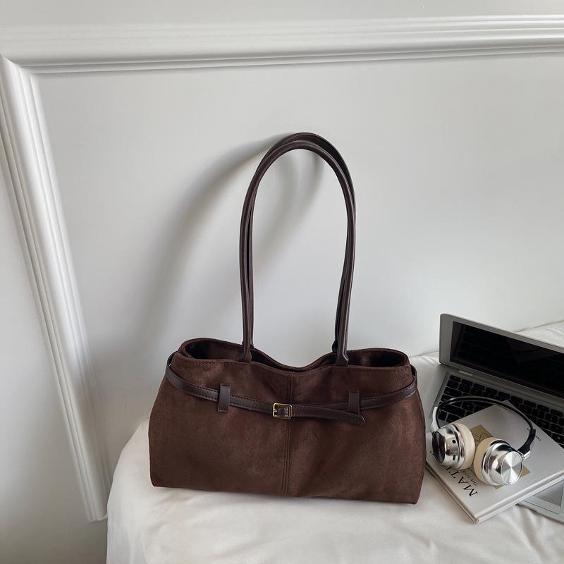 

Сумка-тоут под мышкой большой вместимости премиум-класса, женская осенне-зимняя новая ретро-универсальная сумка для поездок на работу, сумка через плечо