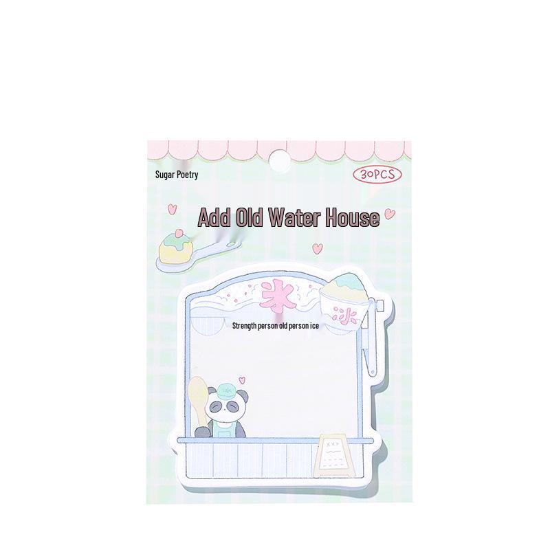 Tang Shi Cute Food Series White Kraft Sticky Notes for Office & Students