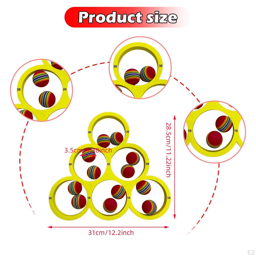 Colorful Ball Toss Game for Swimming Pool with Easy Setup