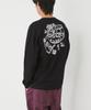 LMC Unbalance Globe Long Slv Tee White