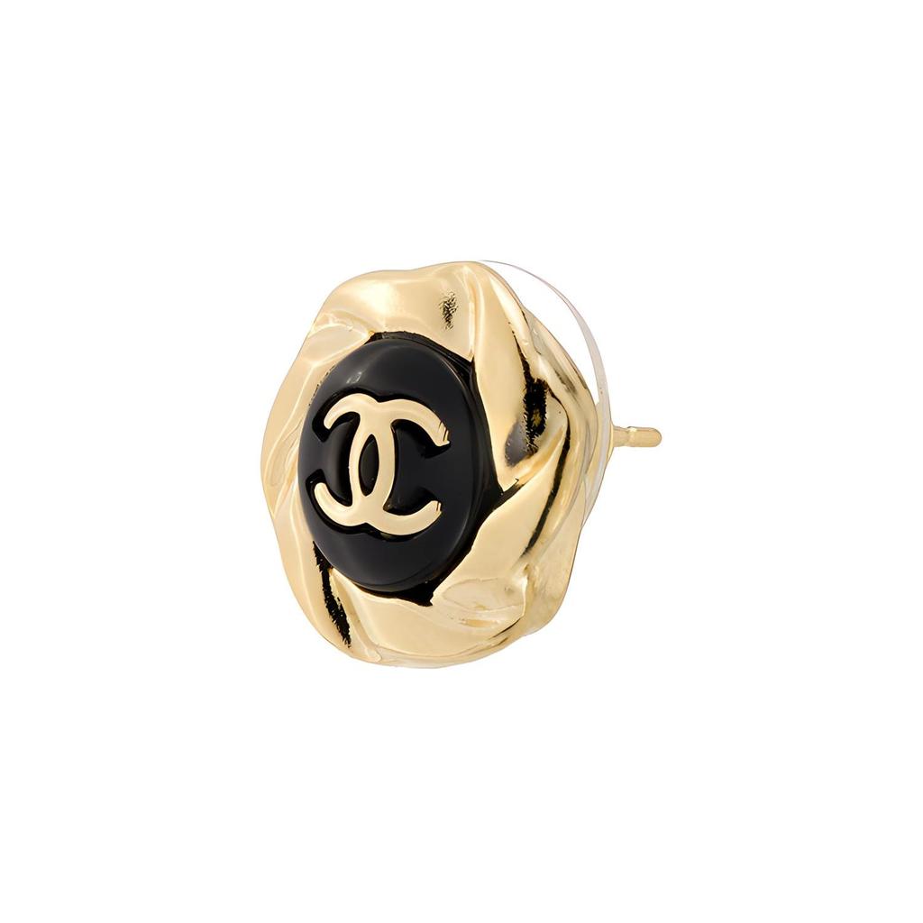 Chanel Metal Stud Earrings Women's Gold AB8734-B08640-NJ235