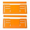 Multipurpose Cutting Guide Base Plate With Adjustable Height Angle Setting And Nonslip Surfaces For Woodworking