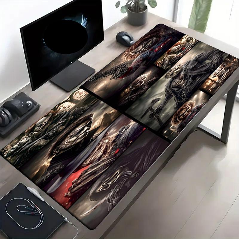 Bride of Chucky Print Mouse Pad, Anti‑Slip Desktop keyboard Mat, for PC Laptop Gaming Working Daily Use, Cool Festival Surprise Gift