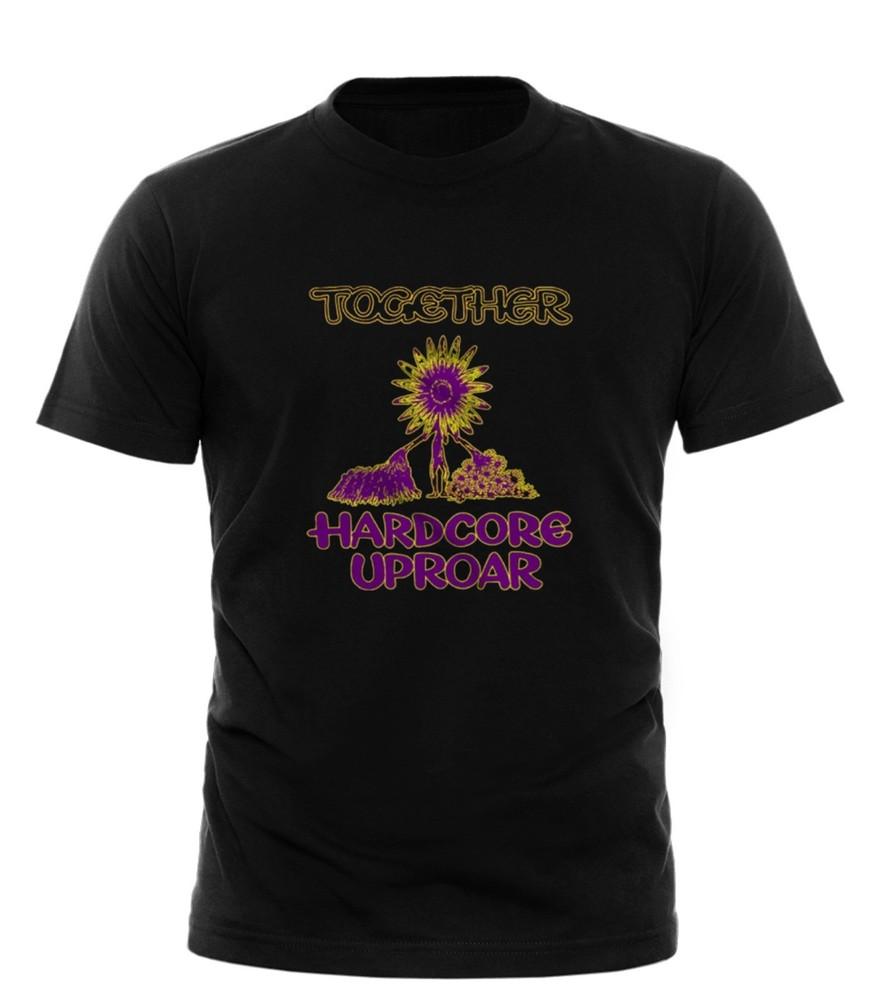 Together Hardcore Uproar T Shirt  Rave Old Skool Acid House Music Techno Unisex T-Shirt XXXXL