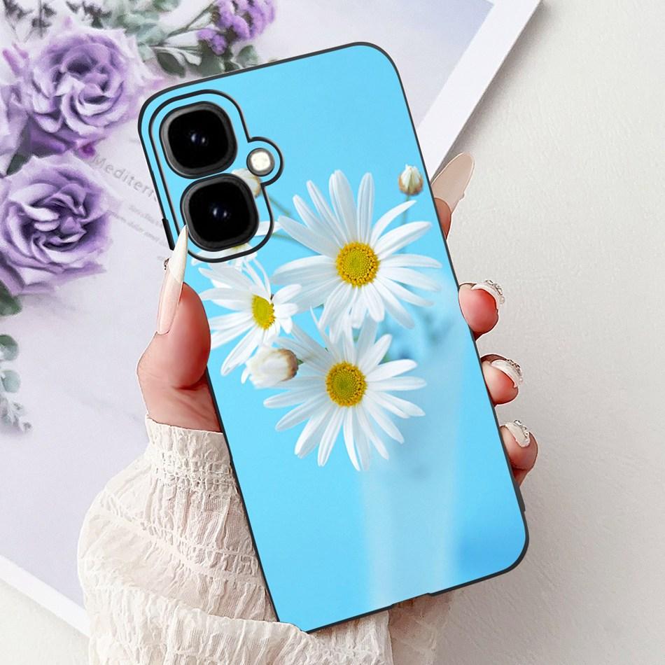 For Infinix Smart 10 2025 Elegant Floral Butterfly Phone Case For Infinix Smart10 Soft Silicone TPU Cases