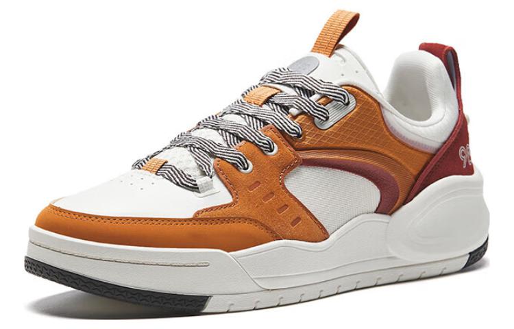 Women's Sneakers Anta 982EVO Slip Resistant Abrasion Resistant Low top Skateboard Shoes Women's White Brown