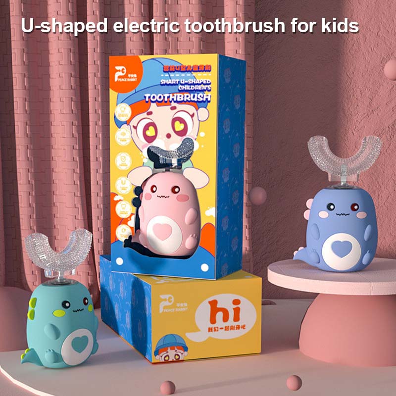 Children Electric Toothbrush 6 Modes Kids Electric Toothbrush Brush Heads Sonic Electric Kids Electric