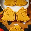 Halloween Themed Cookie Cutter 3D Plastic Adorable Ghost Biscuit Mold Fondant Stamp DIY Cake Decoration Baking Mould
