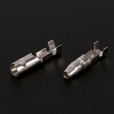 10Set Bullet Terminal Car Electrical Wire Connector Diameter 4Mm Pin Set