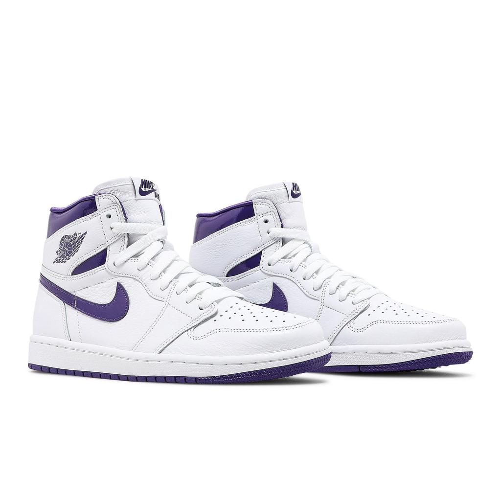 Air Jordan 1 High OG 'Court Purple' da Donna (taglie da donna) Scarpe da Basket Vintage Bianche / Viola Court CD0461 151