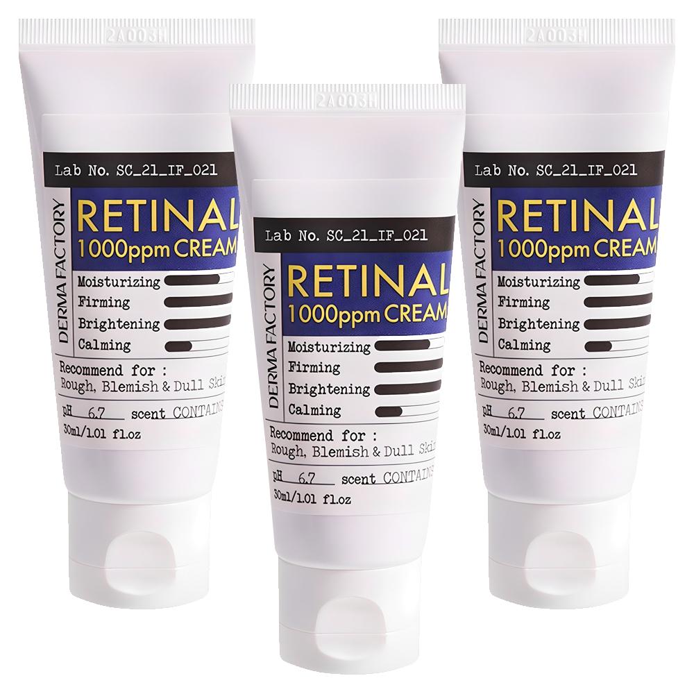 DERMA FACTORY РЕТИНАЛЬ 1000ppm Ночной крем 30мл 30ml x 3EA
