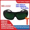Beauty Laser Treatment Protective Goggles Eyewear 200nm-2000nm Hair Removal Eye Protection Safety Lazer Glasses for Work