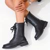 Fashion Autumn Fashion Boots Women's Fashion New Round Toe Front Lace-Up Platform Anti-Slip Wear-Resistant Mid-Tube Boots