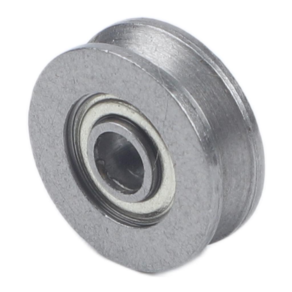 10PCS Carbon Steel V623ZZ Groove Round Bottom Track Pulley Bearings Sliding Rollers for Photography and Fitness