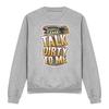Sesame Street Unisex Adult Talk Dirty To Me Sweatshirt