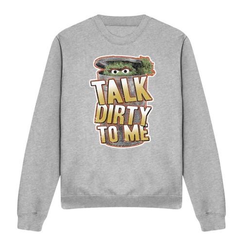 Sesame Street Unisex Adult Talk Dirty To Me Sweatshirt