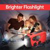 Solar Hand Crank Emergency Weather Radio,NOAA/AM/FM Portable Radio with 3 LED Flashlight 2000mAh Power Bank Cellphone Charger