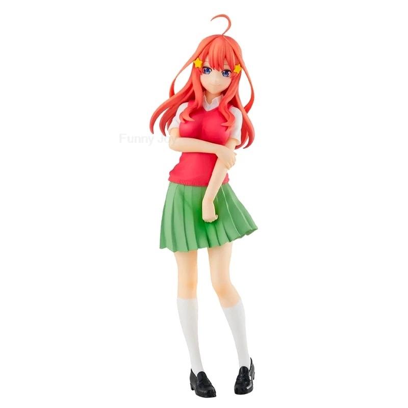 Non-Toxic 10-18Cm Yotsuba Anime Cute Nakano Nino Figurine The Quintessential Quintuplets Figure Cat Nakano Miku Figure Pvc Collection Toys