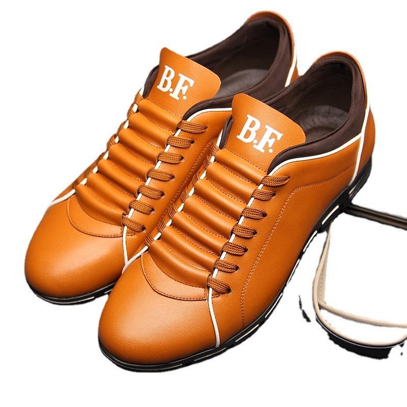 Leather Casual Shoes Men 2025 New British Wind Genuine Leather Loafers Four Seasons Business Casual Shoes Formal Dress Footwear