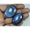 39-40 MM Natural Labradorite Multi Oval Cabochon Loose Gemstone 2 Pcs Lot D-177