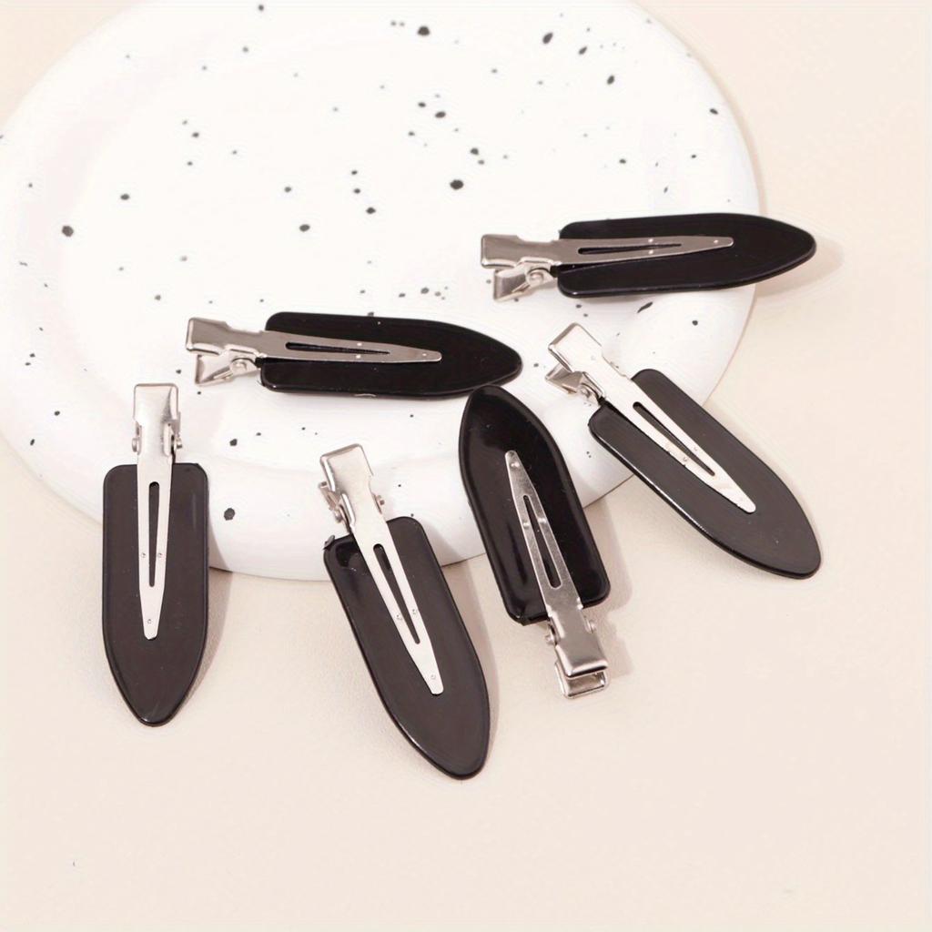 6 Stück/Set nahtlose Haarspangen ohne Biegungen, Seitenstäbe, Make-up- und Gesichtsaccessoires, Styling-Haarspangen für Damen
