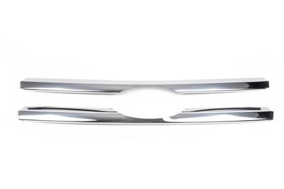 Grille Trim (2 Pcs, Stainless Steel) OmsaLine - Italian Stainless Steel for Ford Transit 2000-2014