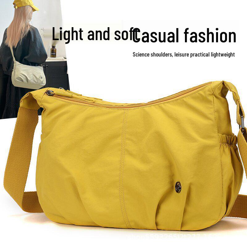 Damen Nylon Umhängetasche mit großer Kapazität - Lässig, wasserdicht, reisefreundliche Canvas-Muttertasche